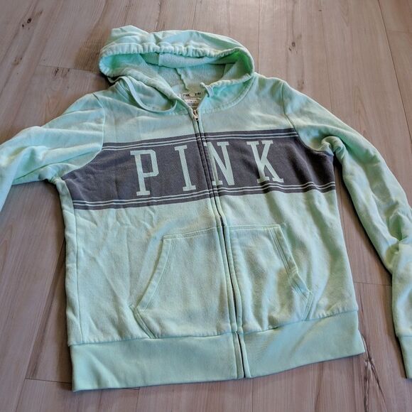 Pink Victorias secret womens sweatshirt hoodie top - Picture 1 of 6